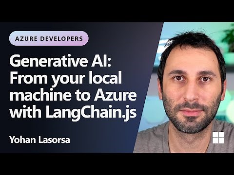 Generative AI: From your local machine to Azure with LangChain.js