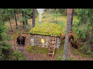 I'm Hiding from Bears While Winter-Proofing My Cabin. 48 Hours ALONE in the Wilderness