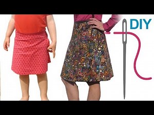 Rock nähen für Anfänger – DIY Wickelrock „Lisa“