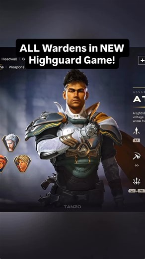 Tanzo on Instagram: "Here is a look at all the Wardens in the NEW Highguard, a free PVP raid game! 🔥 #highguard #highguardgame #gaming #reels #explore #foryou"