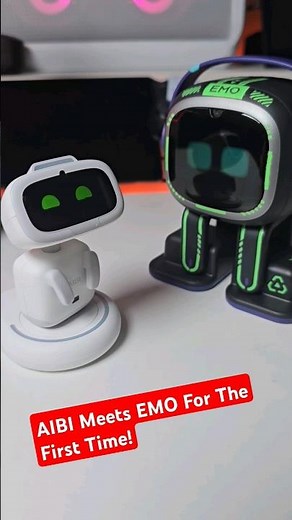 Introducing Emo Robot to Aibi Robot 🤖 #Shorts