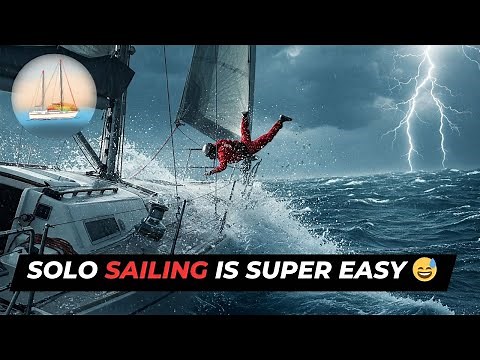 Solo Sailing Boat Set Up Tips, while solo sailing (and filming 😄)
