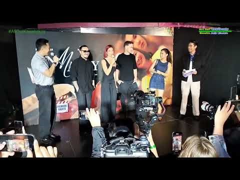 Glaiza De Castro with her Husband David Rainey together with Maris Racal | UnMarry premier night