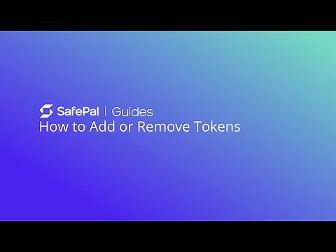 How To Add Or Remove Tokens In SafePal Software Wallet