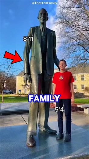 Tall UK Family vs Robert Wadlow Statue: Even Their TALLEST Son Looks TINY! 😱