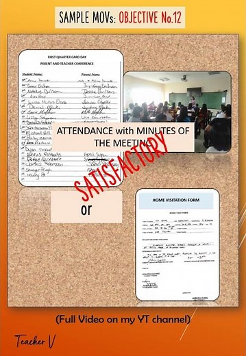 RPMS MOVs for Objective No. 12