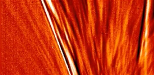 迫力すご！ 太陽観測衛星が撮影した｢太陽風｣の動画