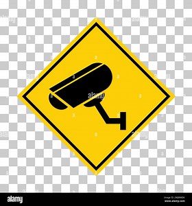 Closed circuit television camera icon, CCTV video protection alert, vector illustration Stock Vector Image & Art - Alamy