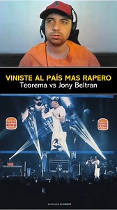 VINISTE AL PAÍS MAS RAPERO Teorema vs Jony Beltran Deja tu apoyo en mi canal de YouTube ROSSO YT #shorts #dembattles #godlevel #freestyle #reaccion #fmsespaña #redbullbatalladelosgallos #redbull #fmschile #rap #hiphop #batallasderap #fmsarg #flow #punchline #YouTube #suscribite | Rosso Clips