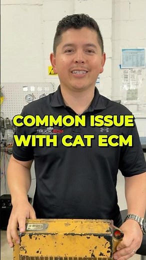 🛑 Quick fix for common CAT ECM failure. #ECMRepair #Caterpillar #TruckMaintenance