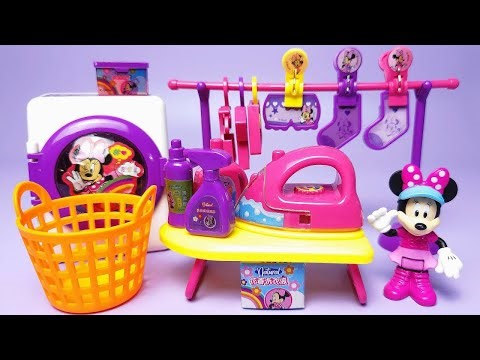 Disney Minnie Mouse Laundry Set Satisfying with Unboxing Compilation Toys ASMR