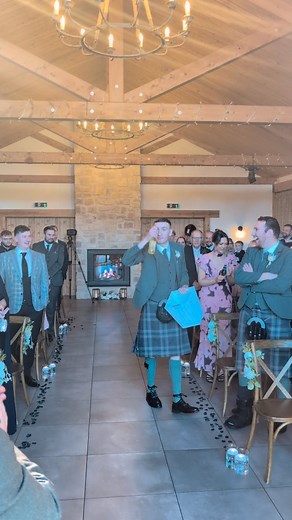 1.1K views · 96 reactions | Every wedding should have a beer boy  Shout out Calum for doing Tom & Danielle a solid before their ceremony  | Devotion Weddings | Facebook