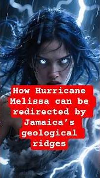 “🌪️ How Hurricane Melissa can be redirected by Jamaica’s geological ridges? . 🇯🇲 #JamaicaStrong”