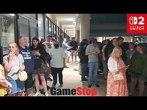 Nintendo Switch 2 Midnight Launch at GameStop!