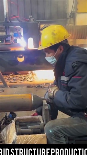 Grid Structure Production | Satisfying Industrial Manufacturing