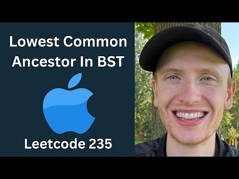 Lowest Common Ancestor of a Binary Search Tree - Leetcode 235 - Trees (Python)