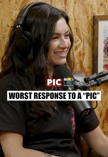 Worst response to a “pic?” 📸 👍 👎 🥱 Full episode of Foster the Podcast out nowwww! 🎧 #dating #funnyvideos #fyp #women #datingadvice
