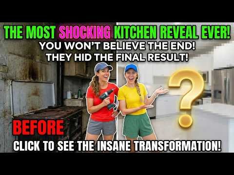 Renovating an Old Kitchen From Scratch | Full Transformation Process