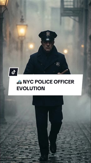 🚓 NYC POLICE OFFICER EVOLUTION #history #shorts #nyc #nypd