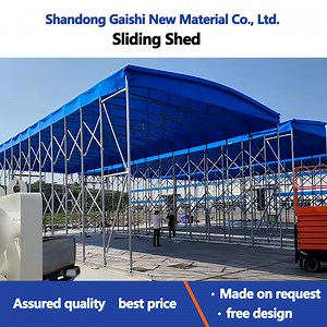 [Hot Item] Retractable Structure Sliding PVC Outdoor Push Pull Folding Activity Tents