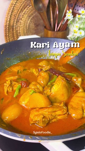 Kari Ayam Tanpa Santan yang Sedap dan Berempah