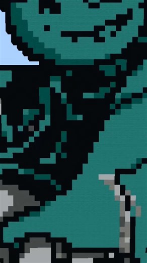 リクエスト＃115 gemenataleのサンズ作ってみた Sprite by＠ssk_512 #sans #undertaleau ＃アンテauドット絵＃Minecraft