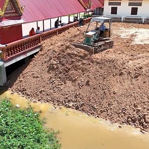 7.2K views · 95 reactions | Amazing Bulldozer Operator PROJECT! Delete Deep Water ​​In Space Haunted Crematorium​​ by Mini Dozer | BulldozeR PoweR | Facebook