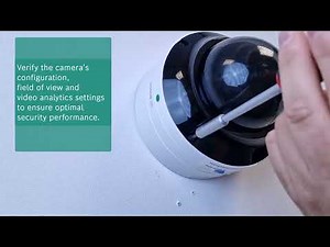 Bosch Security - How to mount the FLEXIDOME 8100i fixed dome camera