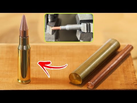From Rod to Round: Making a Real Bullet on Lathe Machine