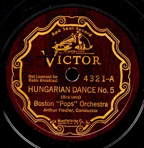 Boston "Pops" Orchestra, Arthur Fiedler - Hungarian Dance No. 5 / Hungarian Dance No. 6