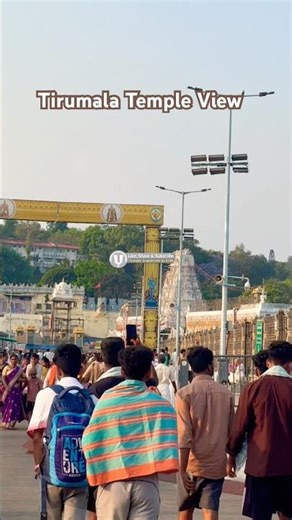 Tirupati Temple View #tirumalatirupatiinfobykhm #tirupati #tirumala #balaji #ttd #tirupatibalaji
