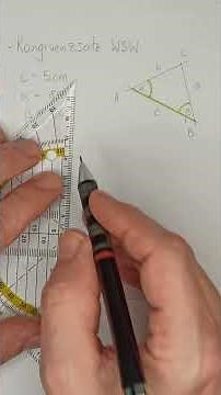 Wie funktioniert der Kongruenzsatz WSW? #dreiecke #geometrie #mathe