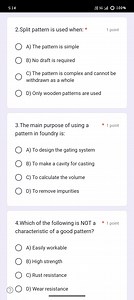 Split pattern is used when:A) The pattern is simpleB) No dr... | Filo