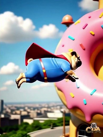 Super Chubby Pug Saves the Day! 🍩😂