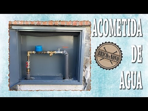 Acometida de agua.