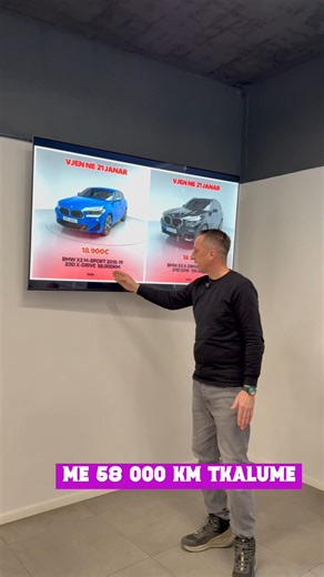 Albkor Import Kosova on Instagram: "Çdo automjet është përzgjedhur dhe kontrolluar nga ekspertët tanë për cilësi dhe besueshmëri të plotë. Ne besojmë në standardin që sjellim – jo thjesht një makinë, por një eksperiencë! Marka: BMW Modeli: X2 M-Sport Viti : 2018-2019 Motorri : 20d X-Drive Km: 58.000 Cmimi: 18.900€ (deri ne portin e Durresit pa dogane) Kodi : N034 Makines i jane bere sherbimet vaj-filtra dhe gomat e reja. Marka: BMW Modeli: X3 X-DRIVE M-SPORT Viti : 2018 Motorri : 20 D Km: 138.00