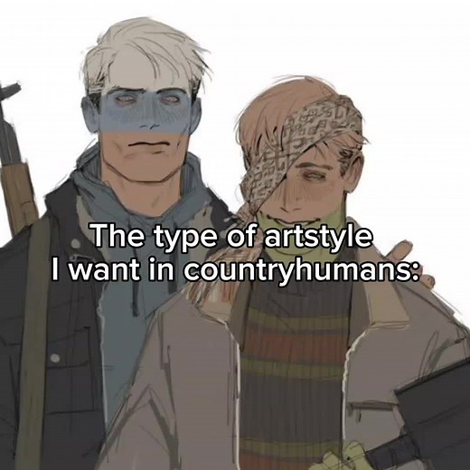 Exploring Country Humans Art Style