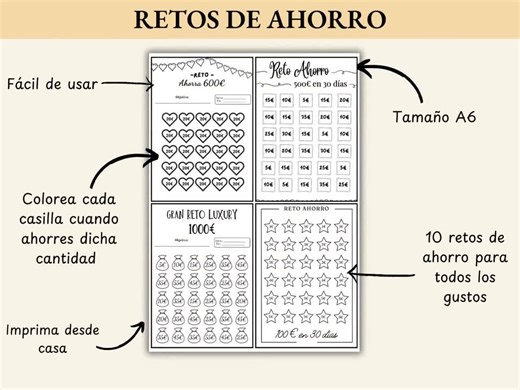 Planificador de finanzas seguimiento de ingresos y gastos en ESPAÑOL - IMPRIMIBLE (PDF) Plantilla para presupuesto personal mensual A4 y A5 - Etsy México