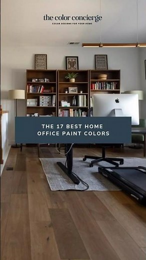 The 17 Best Home Office Paint Colors #homeoffice #homeofficelife