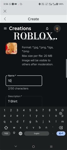 I CANT CREATE MY OWN SHIRT ANYMORE 😭