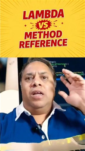 Lambda vs Method Reference #viralshorts #trendingshorts #javainterviewquestions