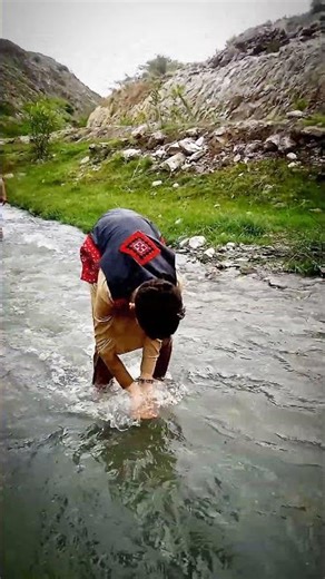 I Drank Spring Water 🌊 #spring #visit #shorts