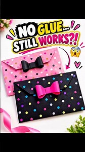 ❌NO GLUE, ❌NO TAPE?! 😱 DIY Envelope Making | Easy Paper Craft #shorts