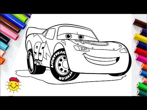 LIGHTNING MCQUEEN | COLoUrInG PaGeS | #drawing #coloringpage