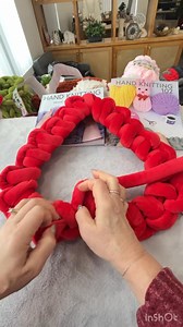Valentine’s Day is in 17 days! Let’s make a Heart wreath with BeCozi Red Velvet yarn. Yarn: https://becozi.net/products/plush-and-lush-velvet-chunky-yarn-1-soft Video tutorial: https://youtu.be/RaRQRyB2NCM Music: Funny day Musician: Ilya Truhanov Site: https://icons8.com/music/ | BeCozi