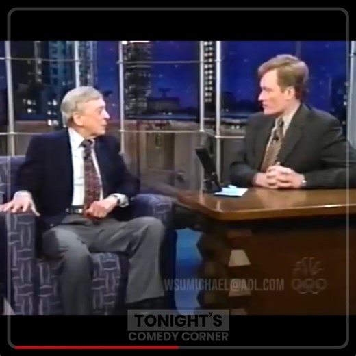 Don Knotts on Late Night with Conan O'Brien (1999) 😆 - #donknotts #conanobrien #comedy #funny | Tonight's Comedy Corner