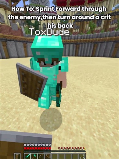 How to Backstab in Minecraft: