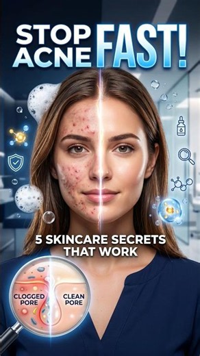 Clear Your Acne Fast! 5 Simple Skincare Secrets That Work! ✨💧