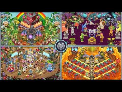 SHOWCASING My SUBSCRIBERS ISLANDS (Mobile AND PC)! (My Singing Monsters)
