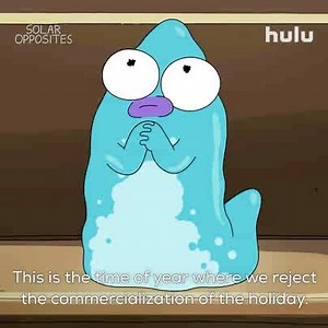 Have yourself a merry f#@%ing Shlorpmas. 🎄 The Solar Opposites Holiday Special is coming November 22nd, only on Hulu. | Hulu